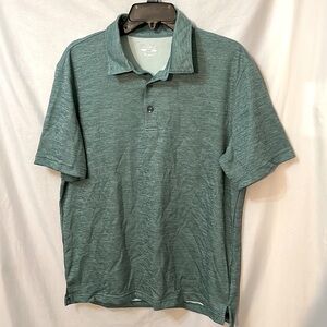 bcg Men's Golf Short Sleeve Heather Green Shirt Size Medium
